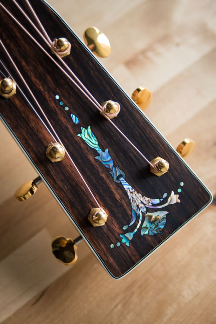 custom dreadnought acoustic guitar