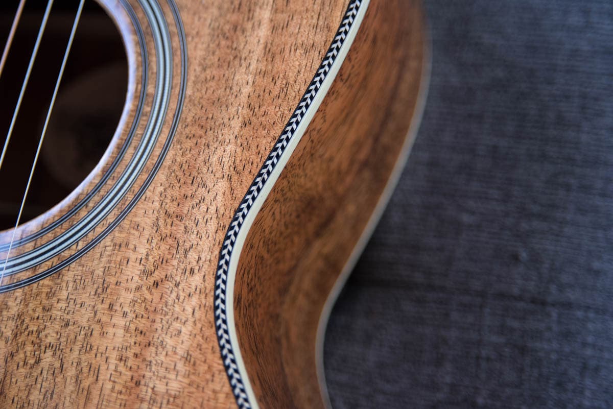 handcrafted acoustic parlor guitar