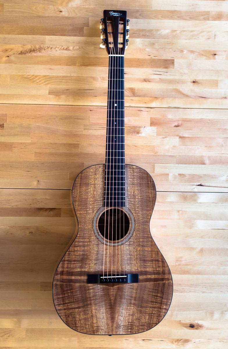 12 fret 0 guitar handcrafted of koa wood