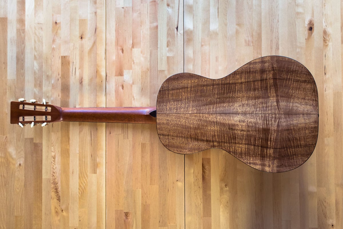 koa wood 0 guitar model