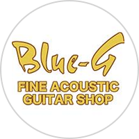 Blue G Acoustic Guitar Shop Logo