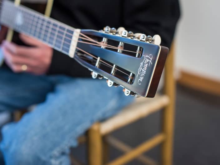 custom inlay acoustic guitar