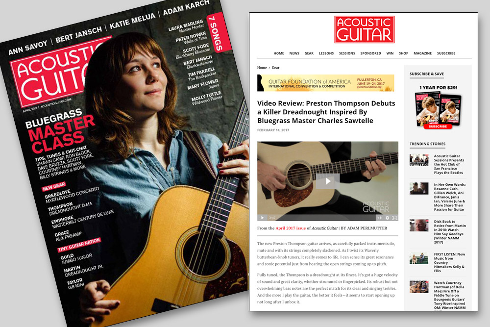 preston thompson acoustic guitar review
