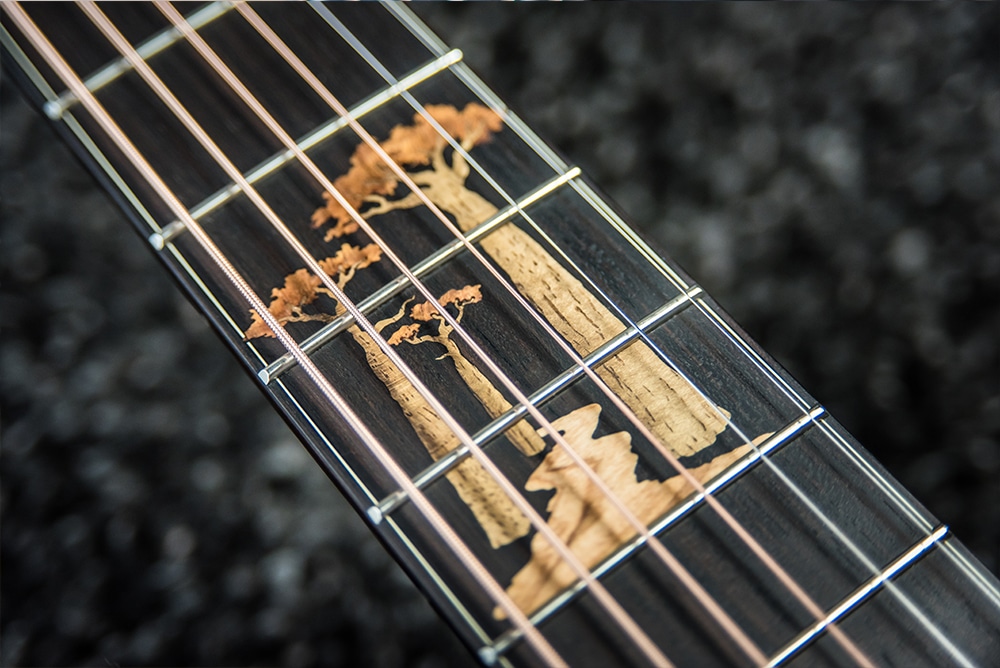 guitar neck custom inlays