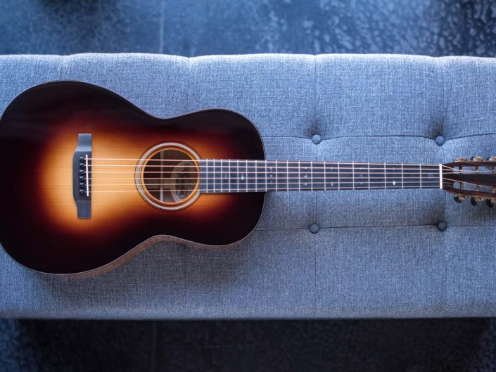 custom 12 fret 00 acoustic guitar