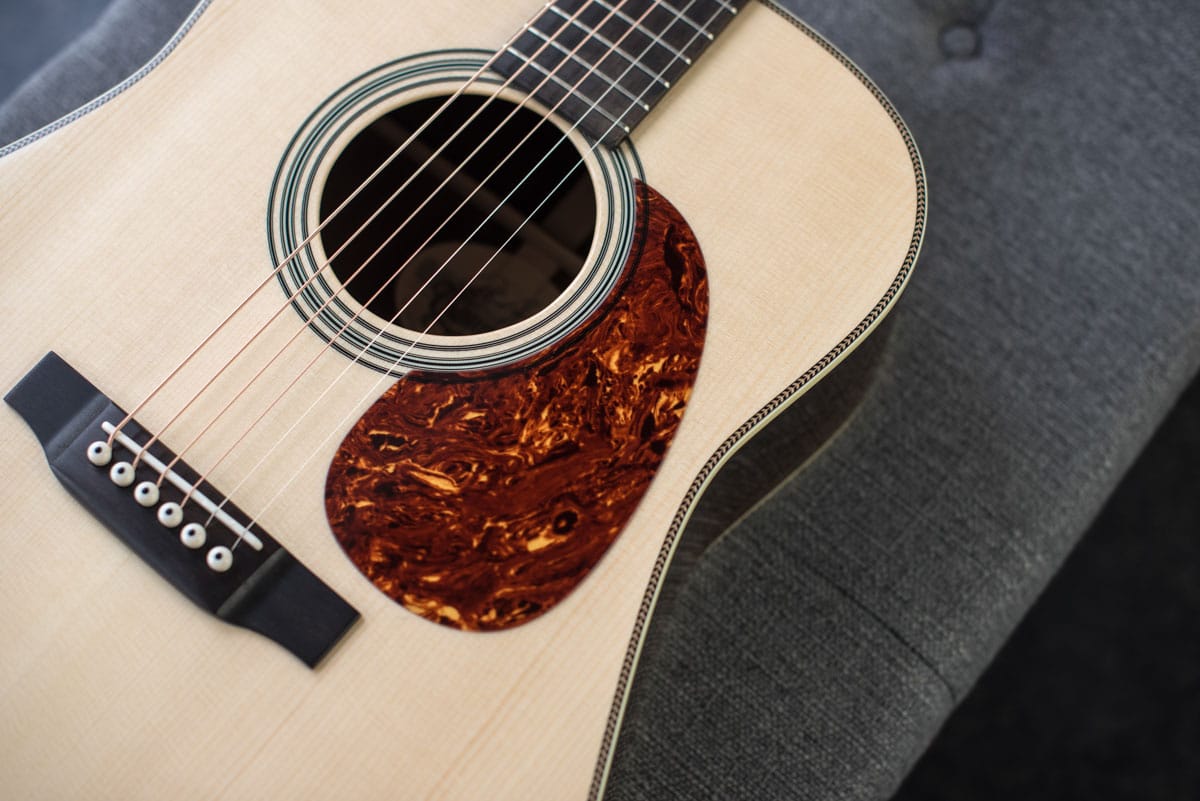 mahogany dreadnought acoustic guitar