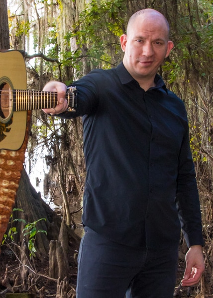 Thompson Guitars featured artist, guitarist Brett Bass